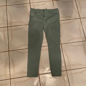 NWOT Loft Green Skinny Jeans
